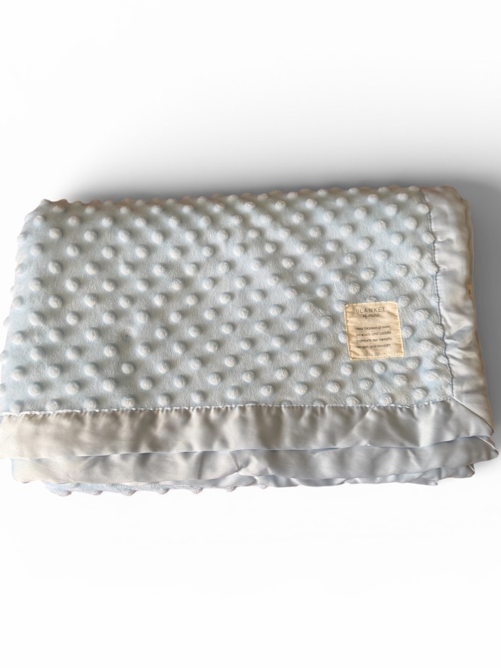 Carter's Light Blue Plush Minky Baby Blanket - Child of Mine